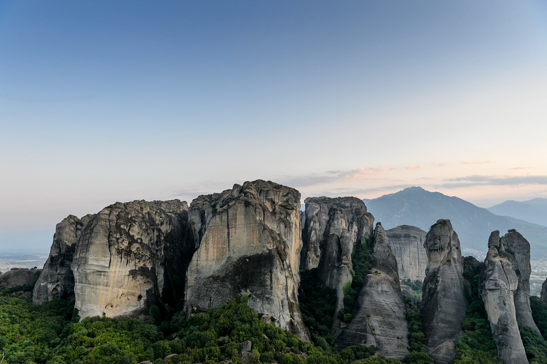 Meteora Kalambaka sunrise Rock