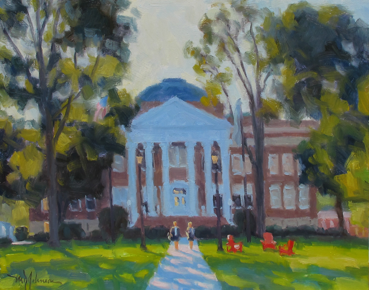 Hopwood Hall (2017) - 11x14 - Sold