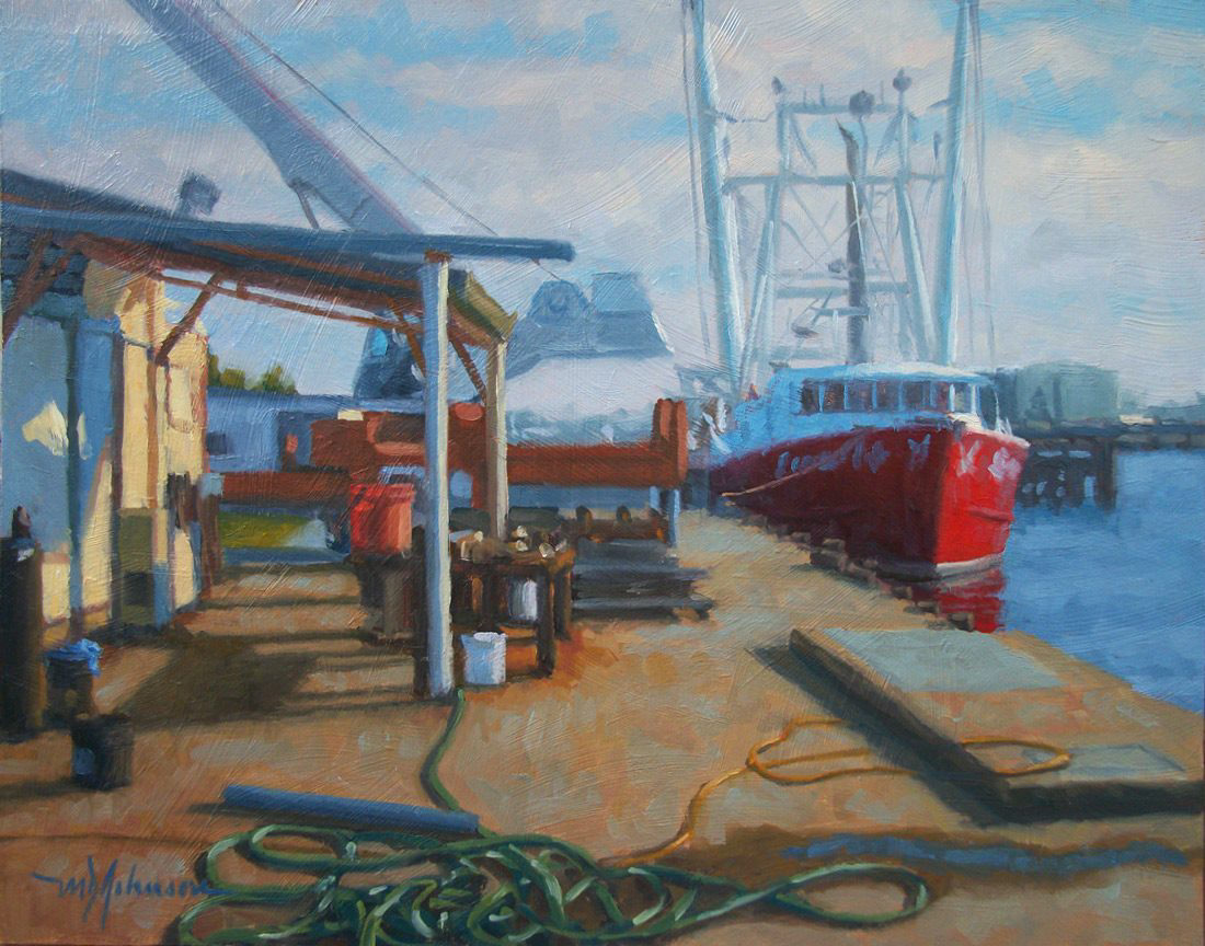 Wanchese Harbor (2013) - 11x14 - NFS