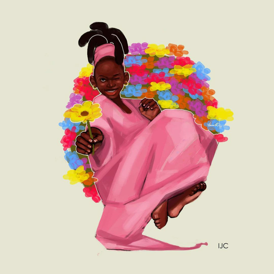 Flower Child. Inspired by the lovely India Arie.