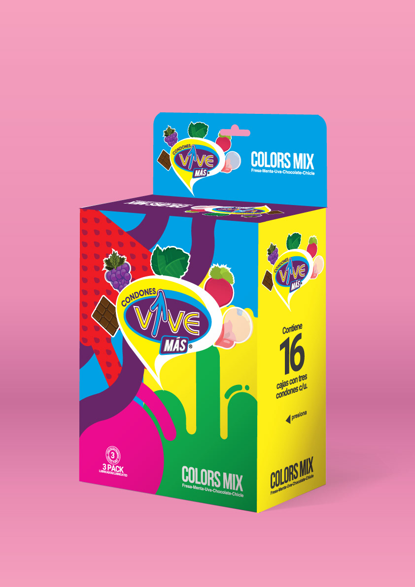 Re-design for condom packaging during internship at McCann.