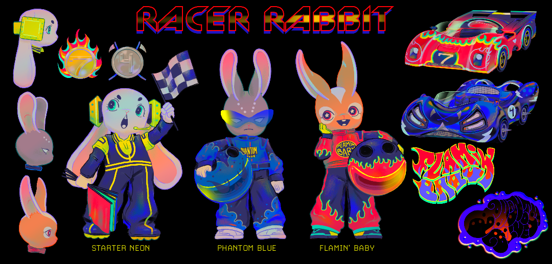 Racer Rabbit Designs, Personal Piece, 2020