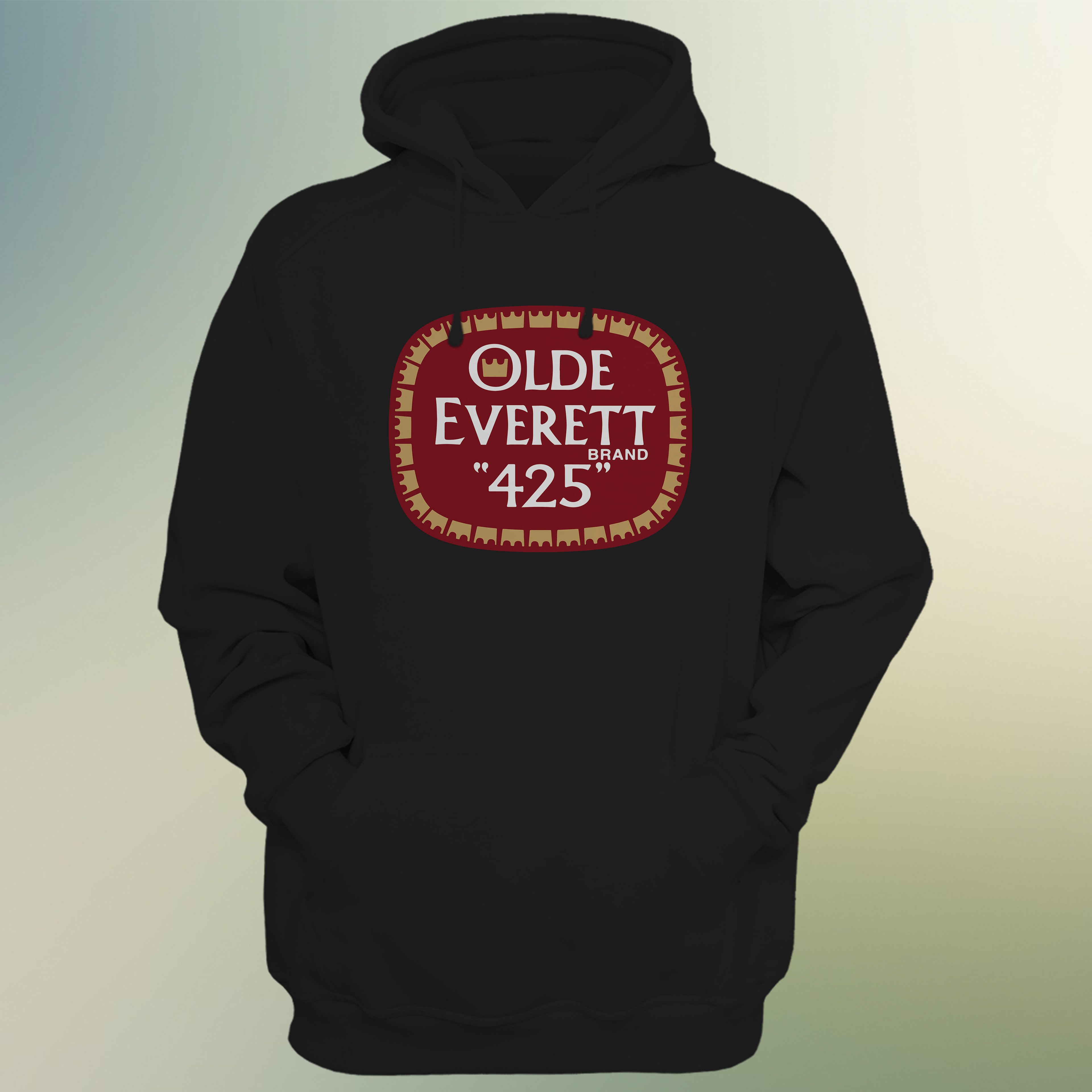 Hoodie Design for Everett, WA (Olde English Spoof)
