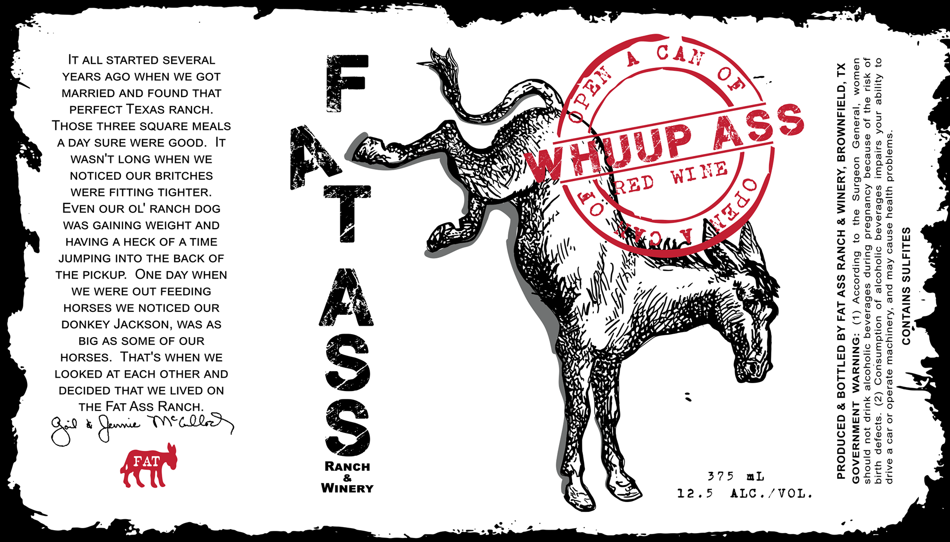 Whuup Ass label image