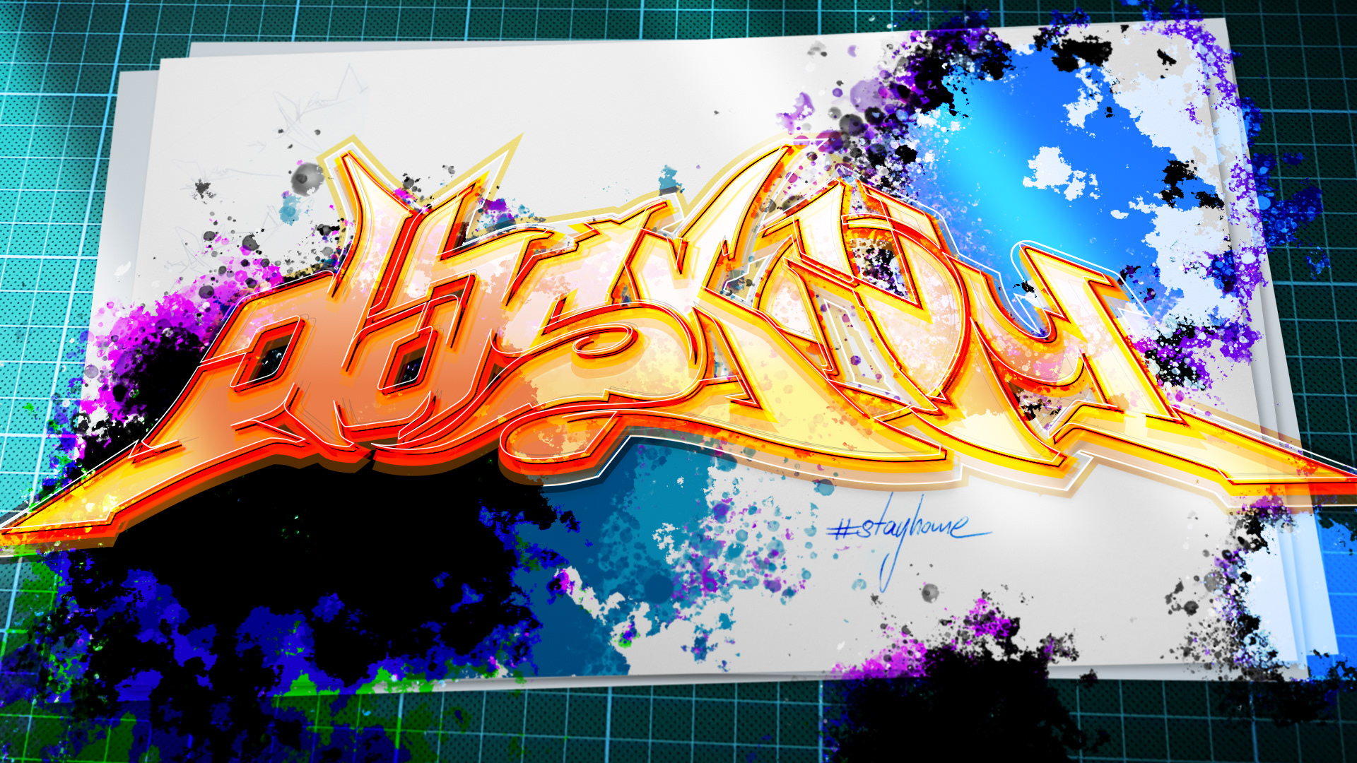 woelkvisuals – motion design - Animated Graffiti Artwork