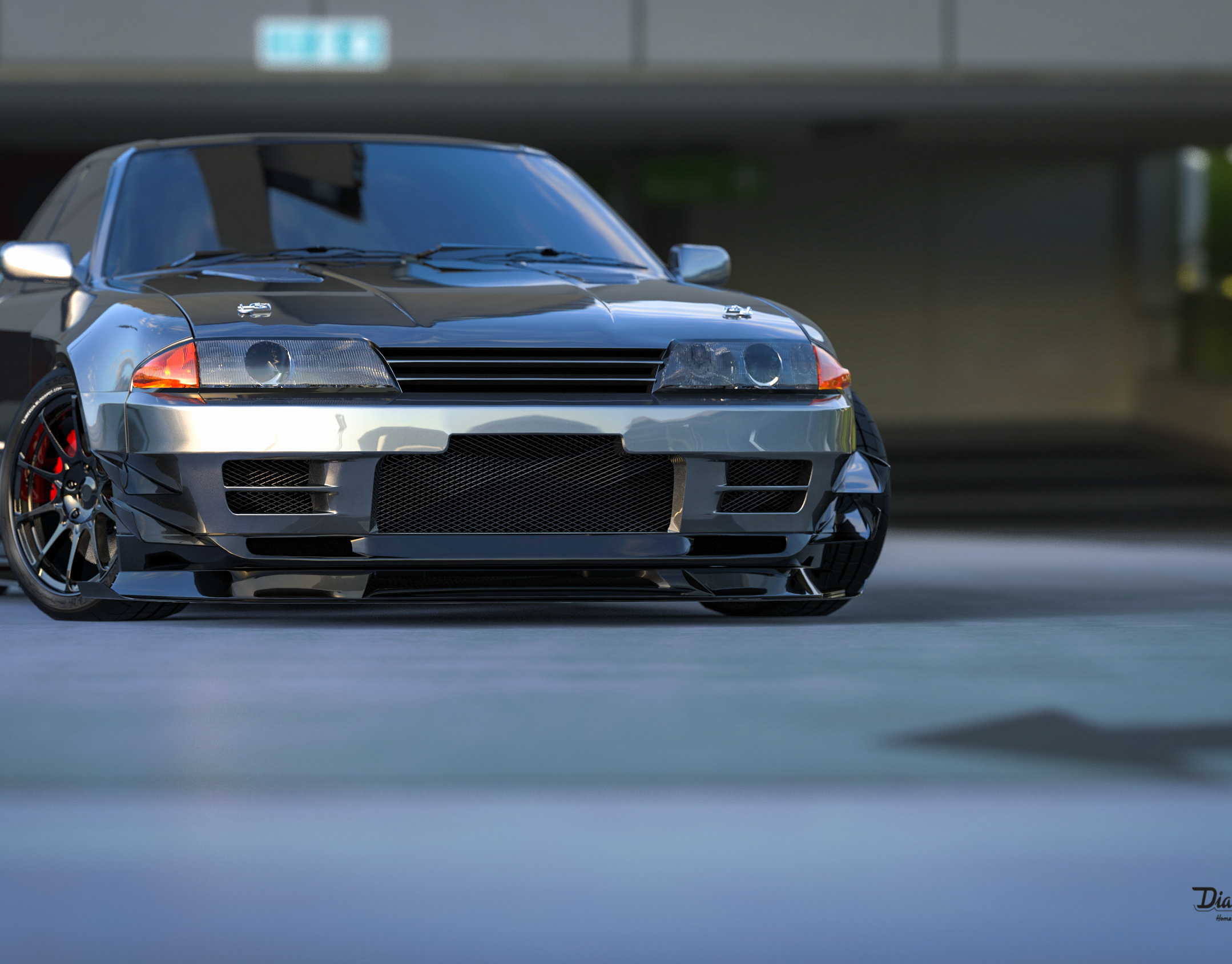 Nissan Skyline r32 iphone