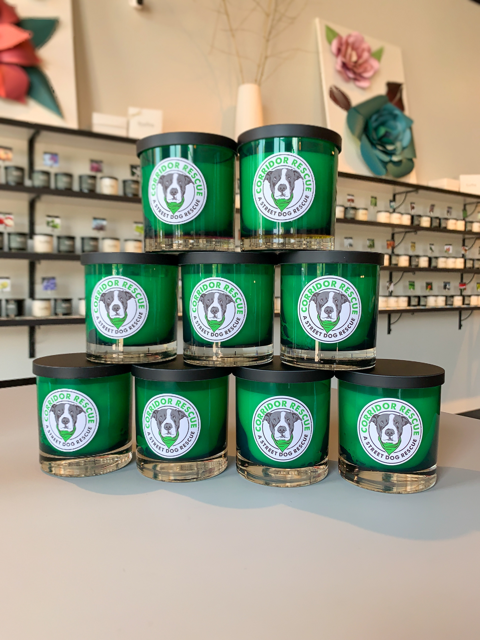 Corridor Rescues scents for the dogs!