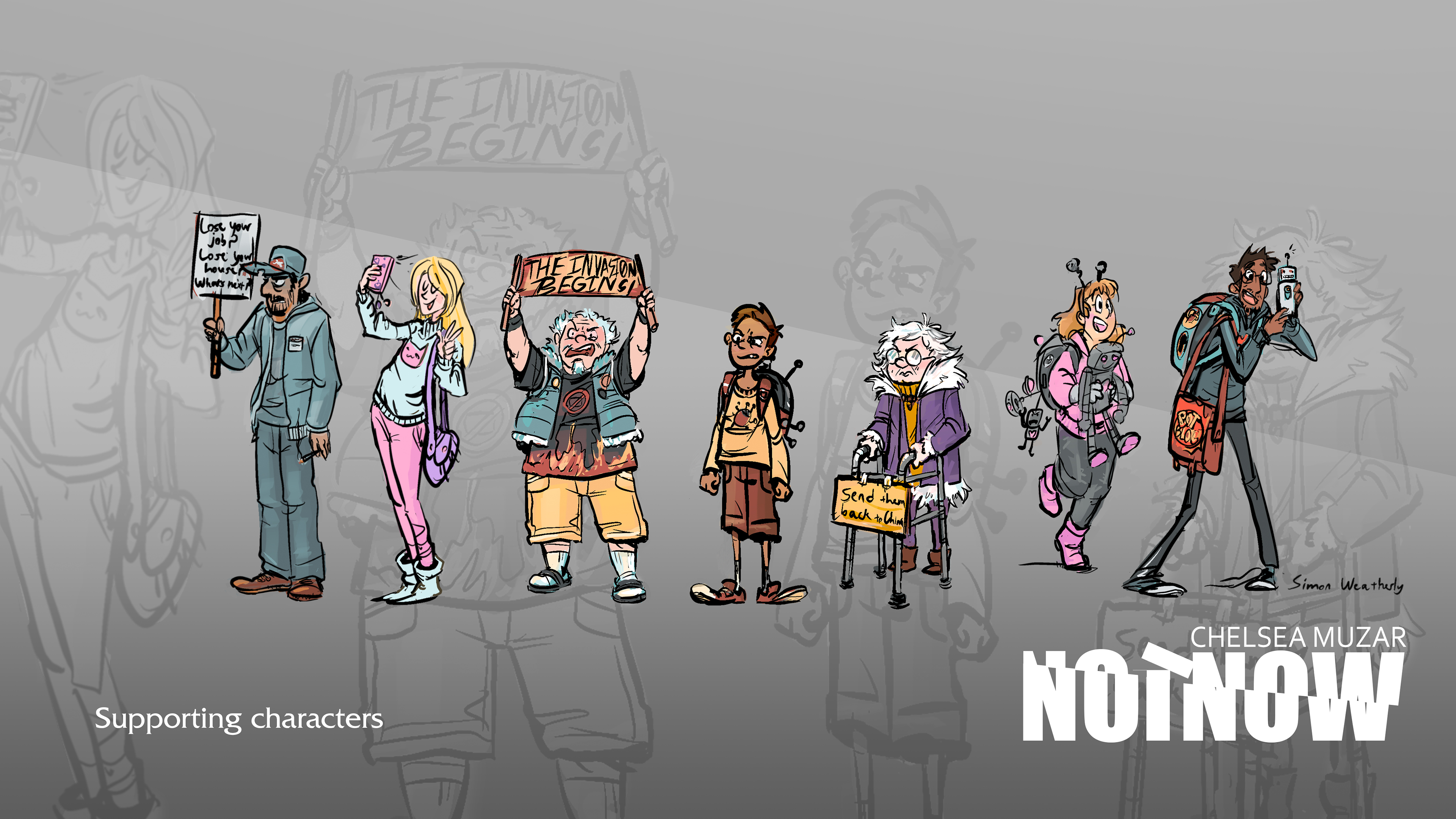 Not Now Supporting Characters