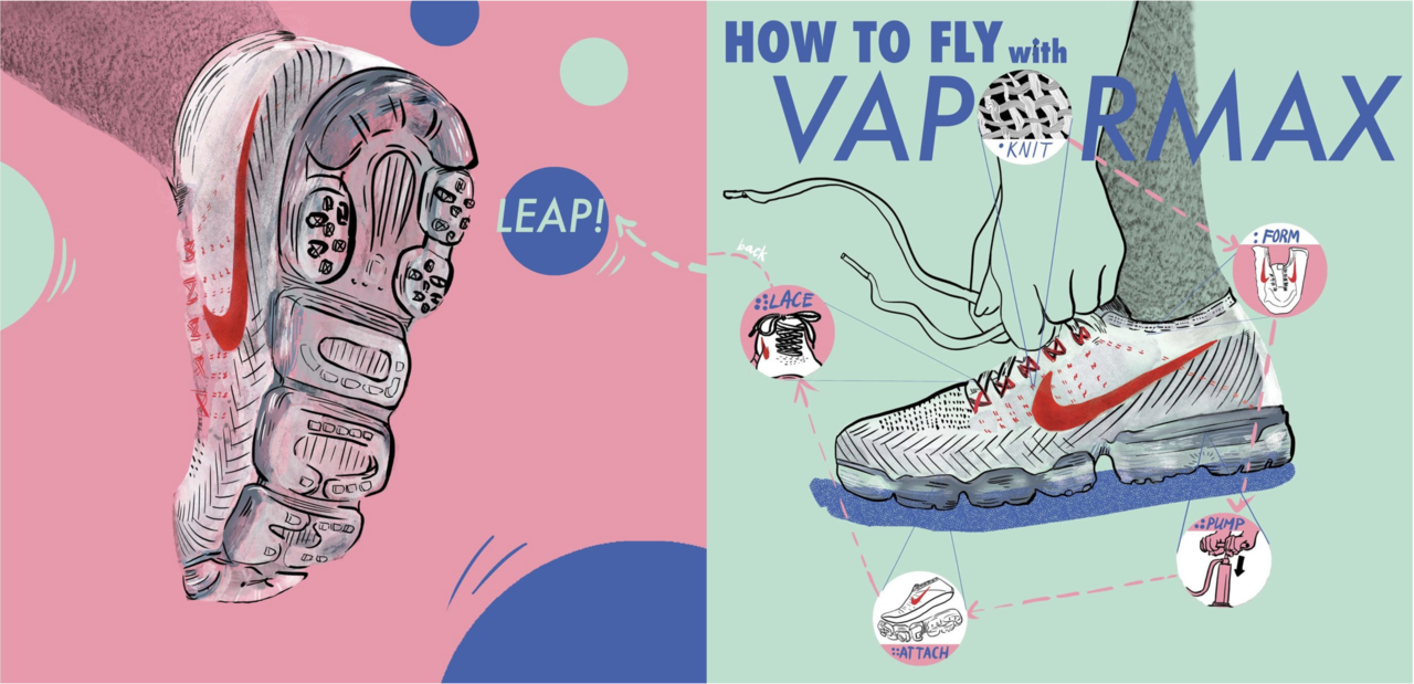 VaporMax Infographic Ad