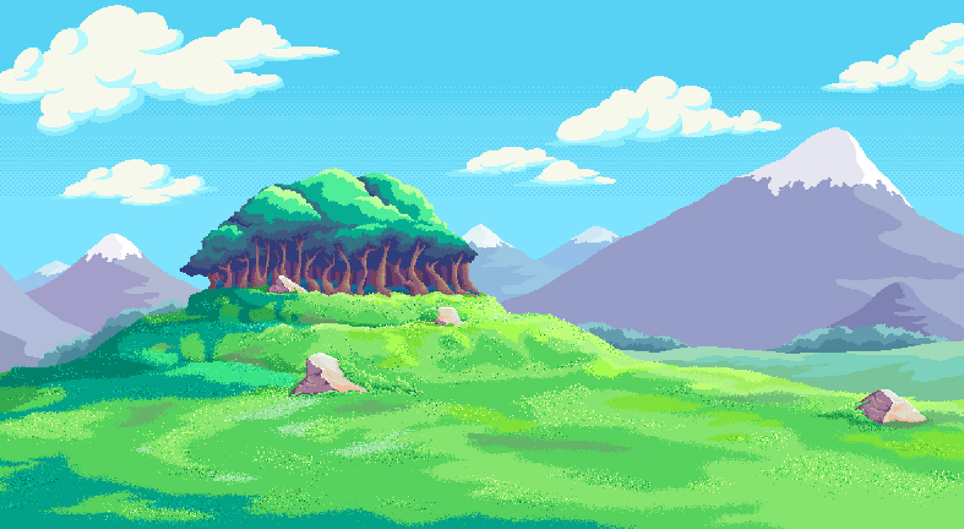 Fez Escalante - Pixel Art Backgrounds - Tutorial: Skip