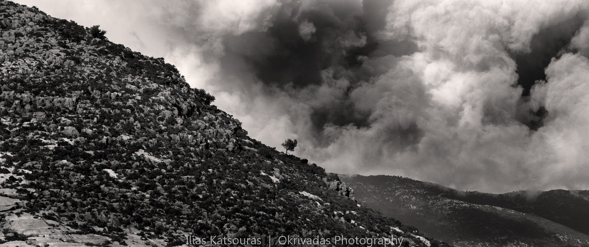 tree slope kastelorizo clouds δέντρο καστελόριζο σύννεφα