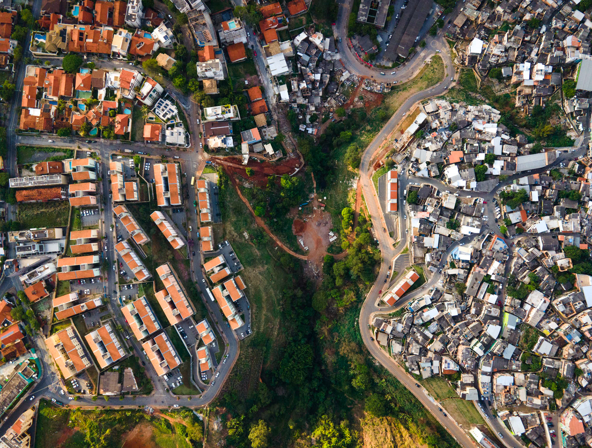 Inequality in Belo Horizonte, Brazil.