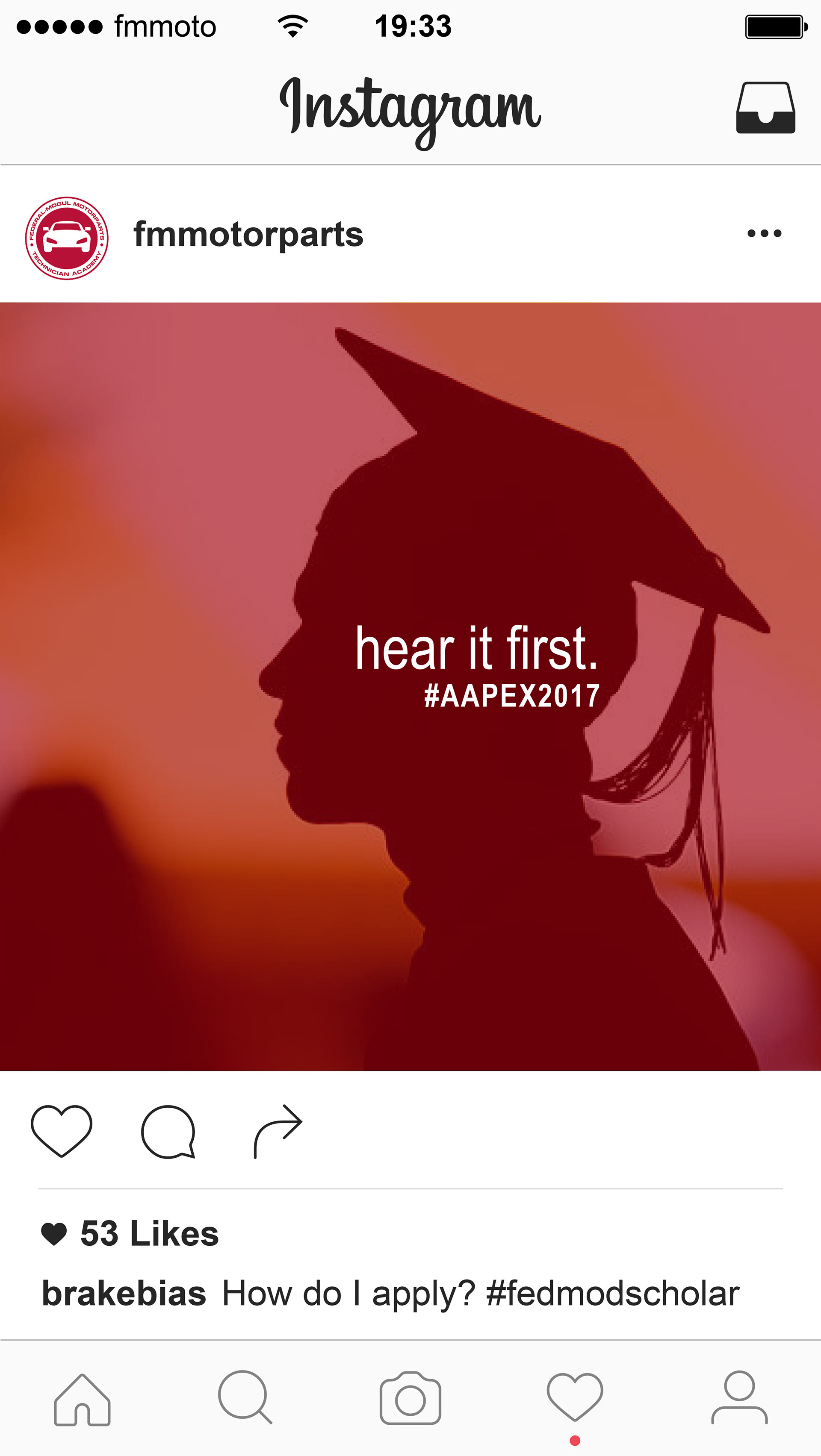 Catalyst Exhibits Case Study for Federal-Mogul Instagram Mock-up