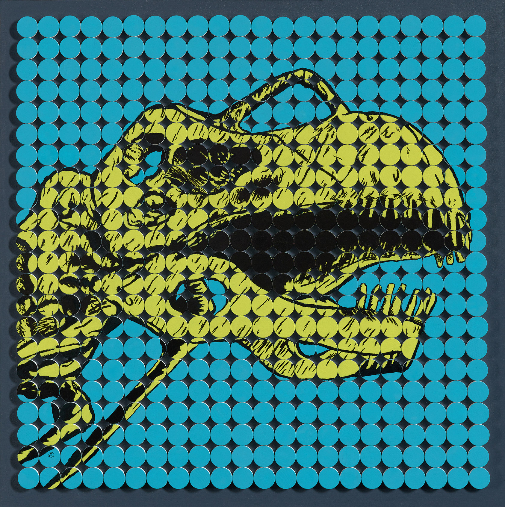 Argentinosaurus Skeleton 24" x 24"