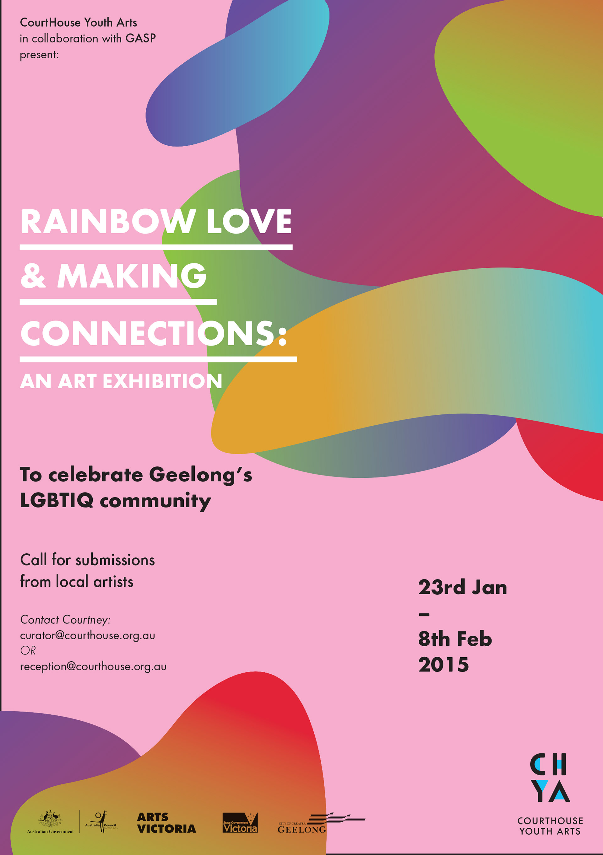 Rainbow Love Exhibition poster 2.