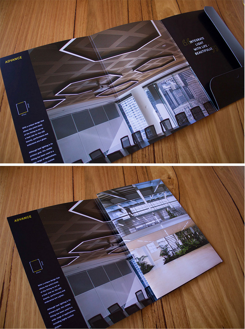 presentation folder design