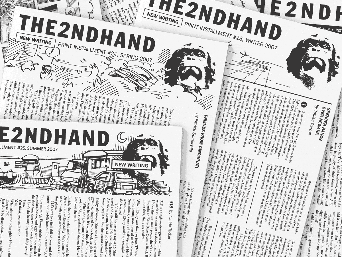 Art Direction and illustration for THE2NDHAND