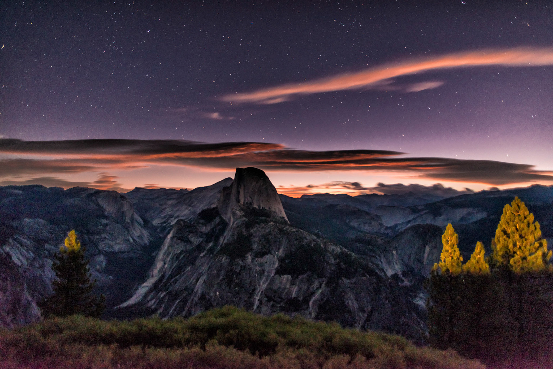View on Half Dome from Glacier Point, Yosemite