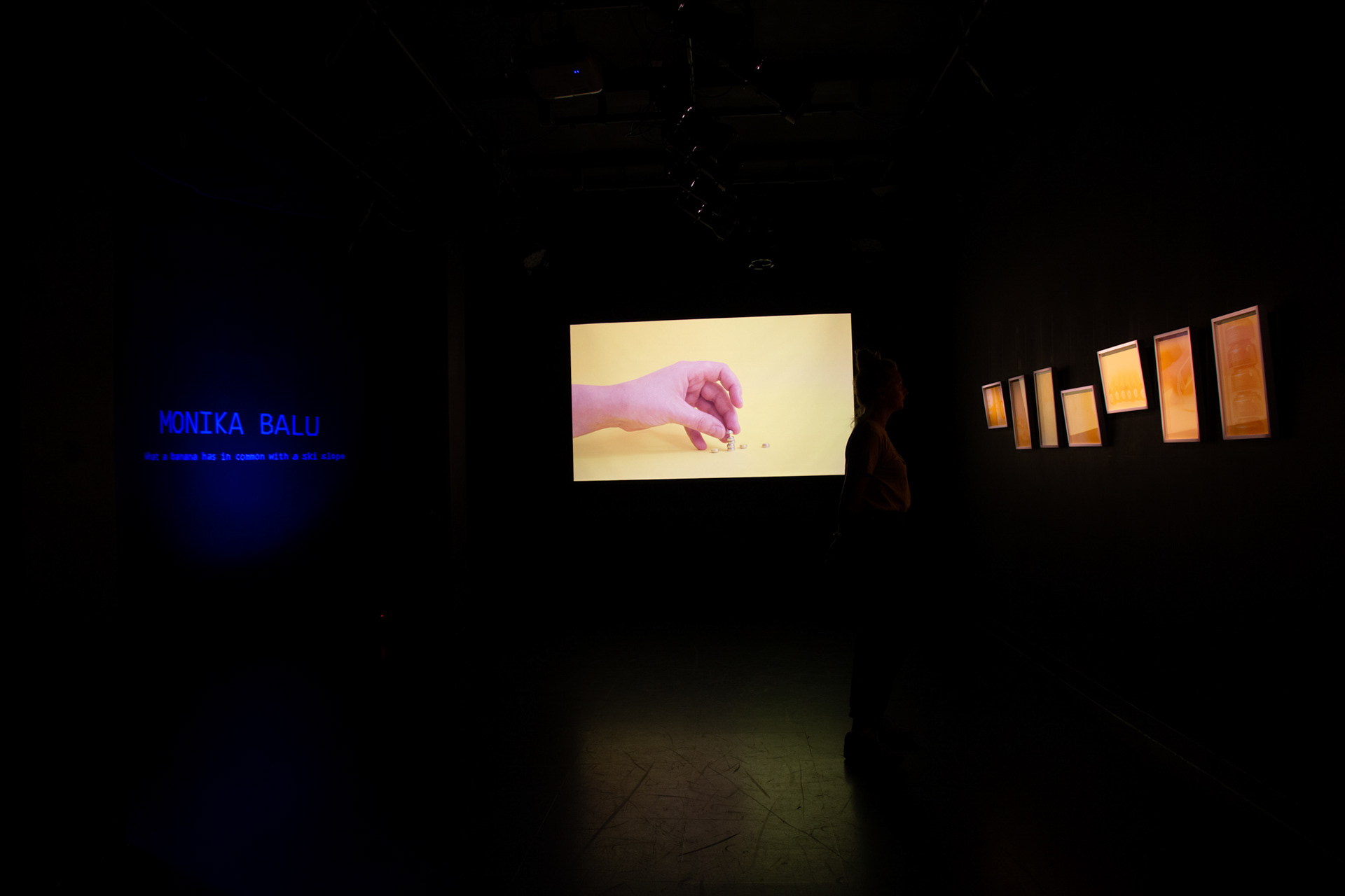 Monika Balu What a banana has in common with a ski slope exhibition view
