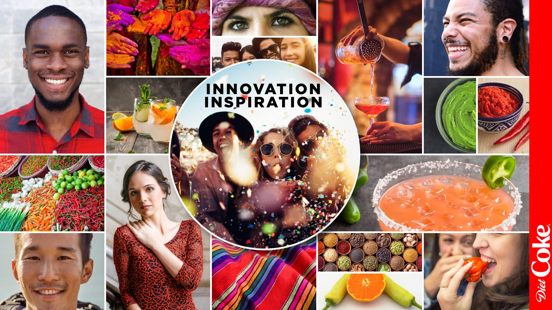 Layout sample page for Diet Coke