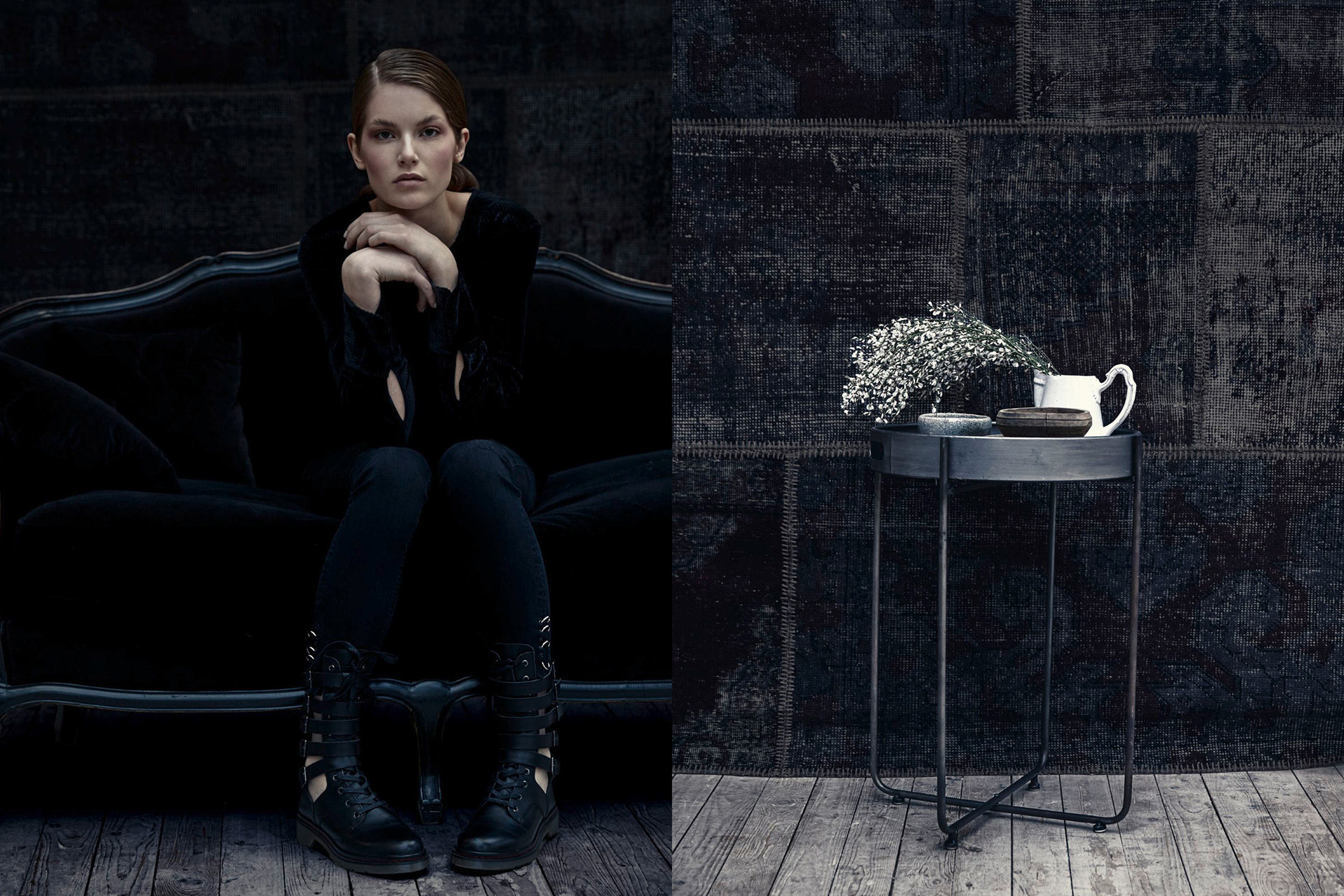 Black velvet, fashion, lifestyle, people, photography, styling, www.berndopitz.com, © Bernd Opitz