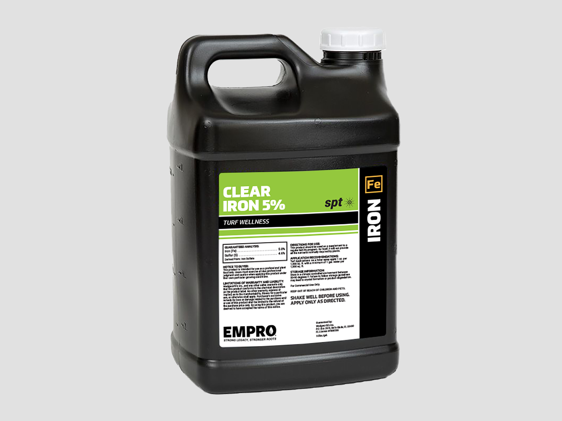 Ewing EMPRO Clear Iron 5% product label
