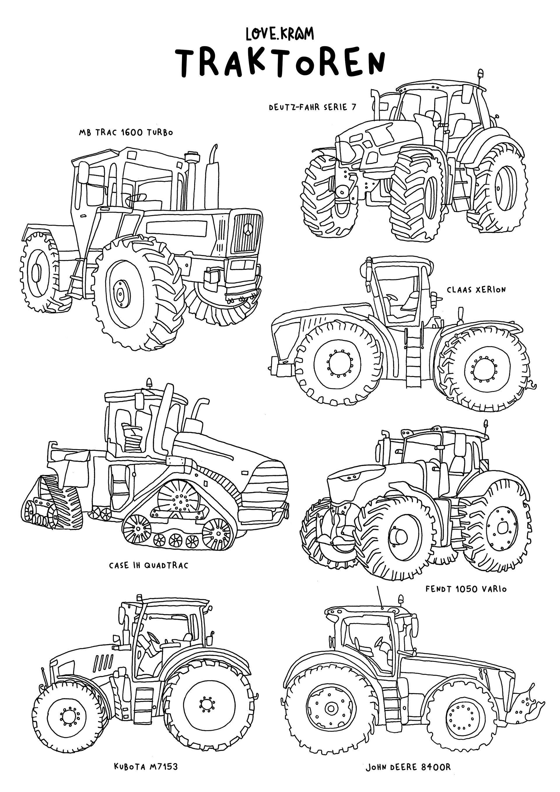 Fendt 1050 Vario Ausmalbilder Traktor Fendt - Coloring and Drawing