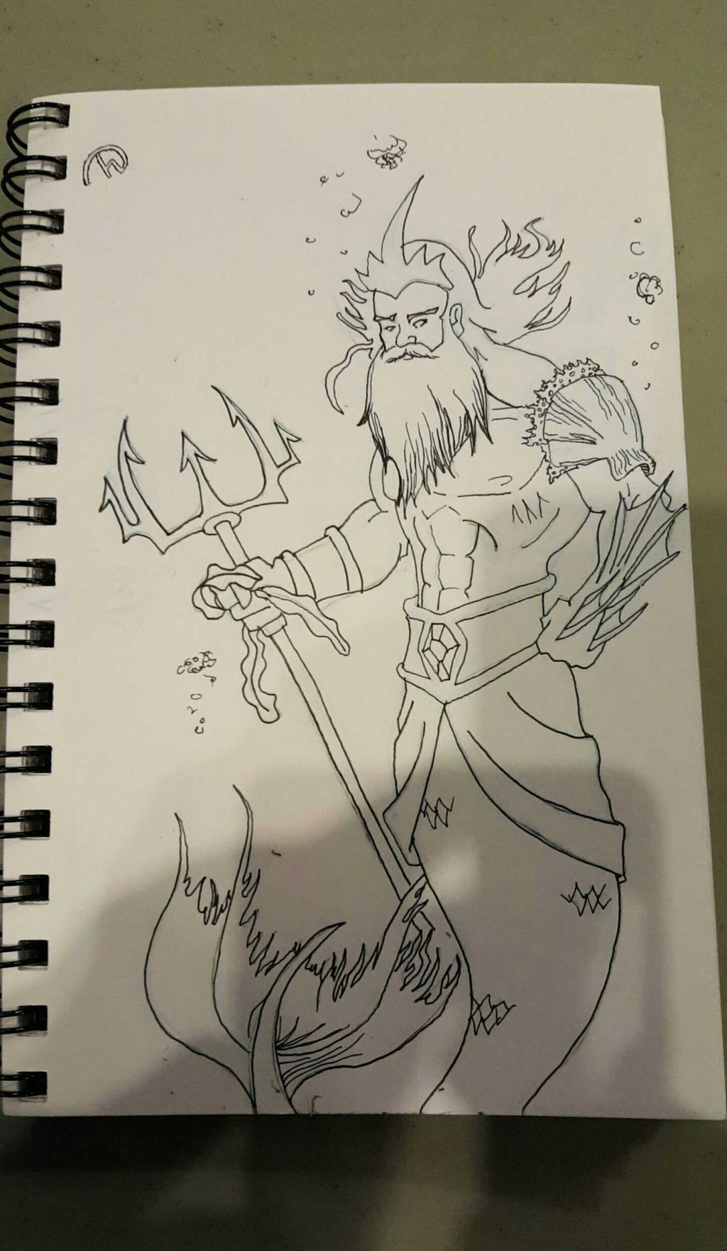 A Geeksboro Drawing Night Illustration from the Prompt "Mermaid"