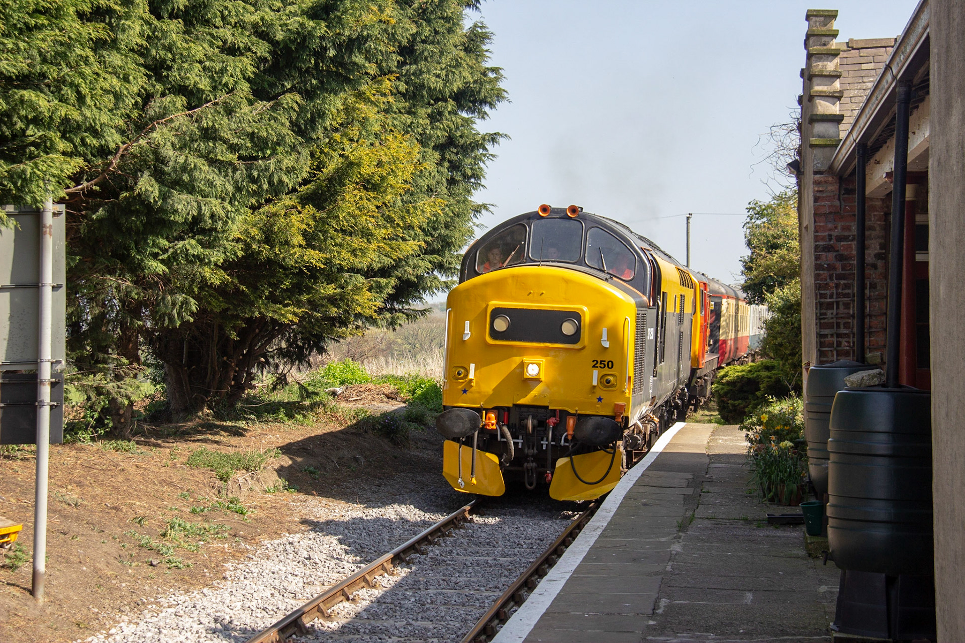 Blue Sky Thinking Finghall Lane Railway Station