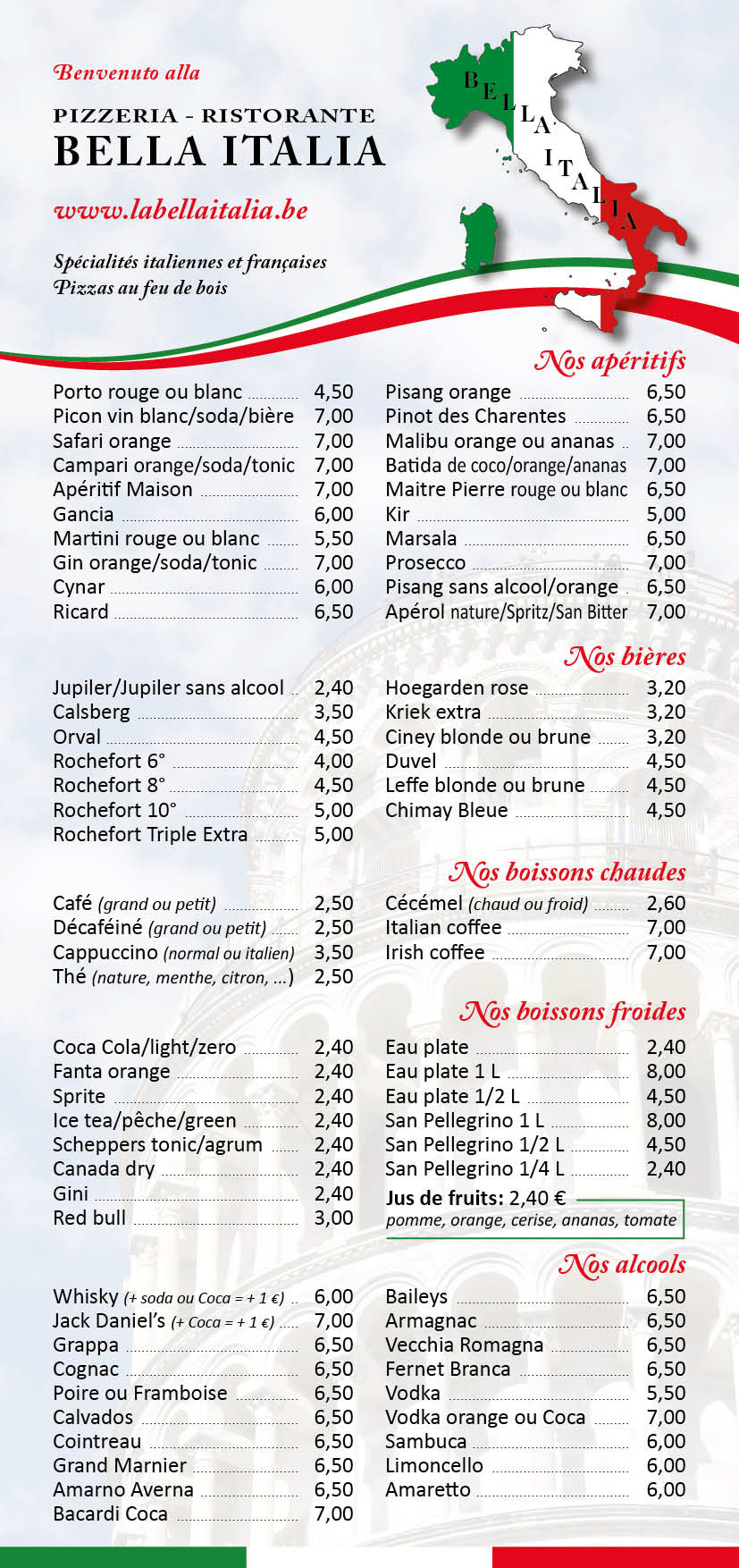 Les Boissons