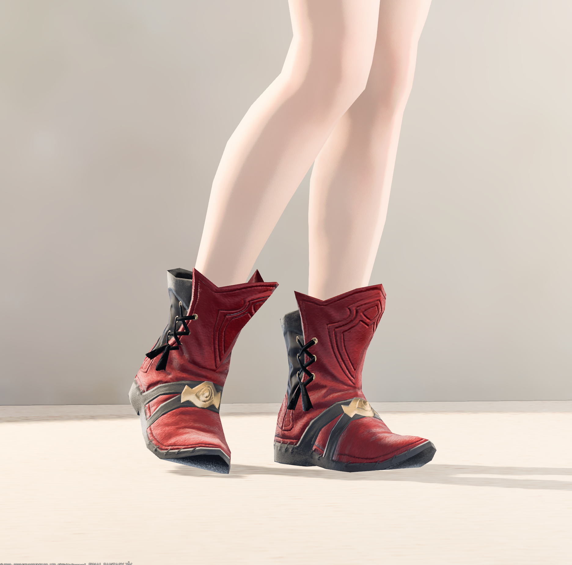Eorzea Database: Crimson Shoes | FINAL FANTASY XIV, The Lodestone