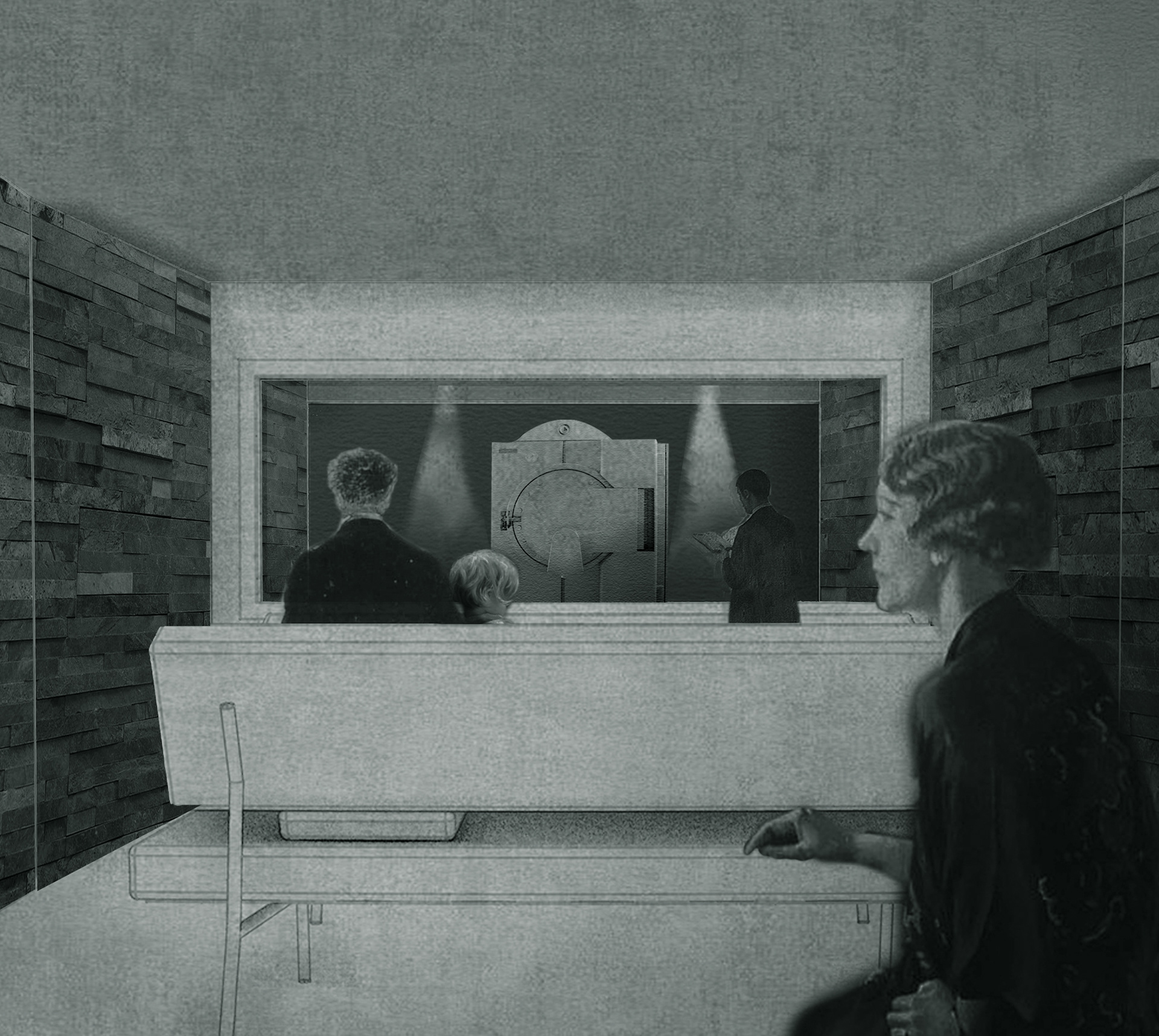 A. Watching cremation