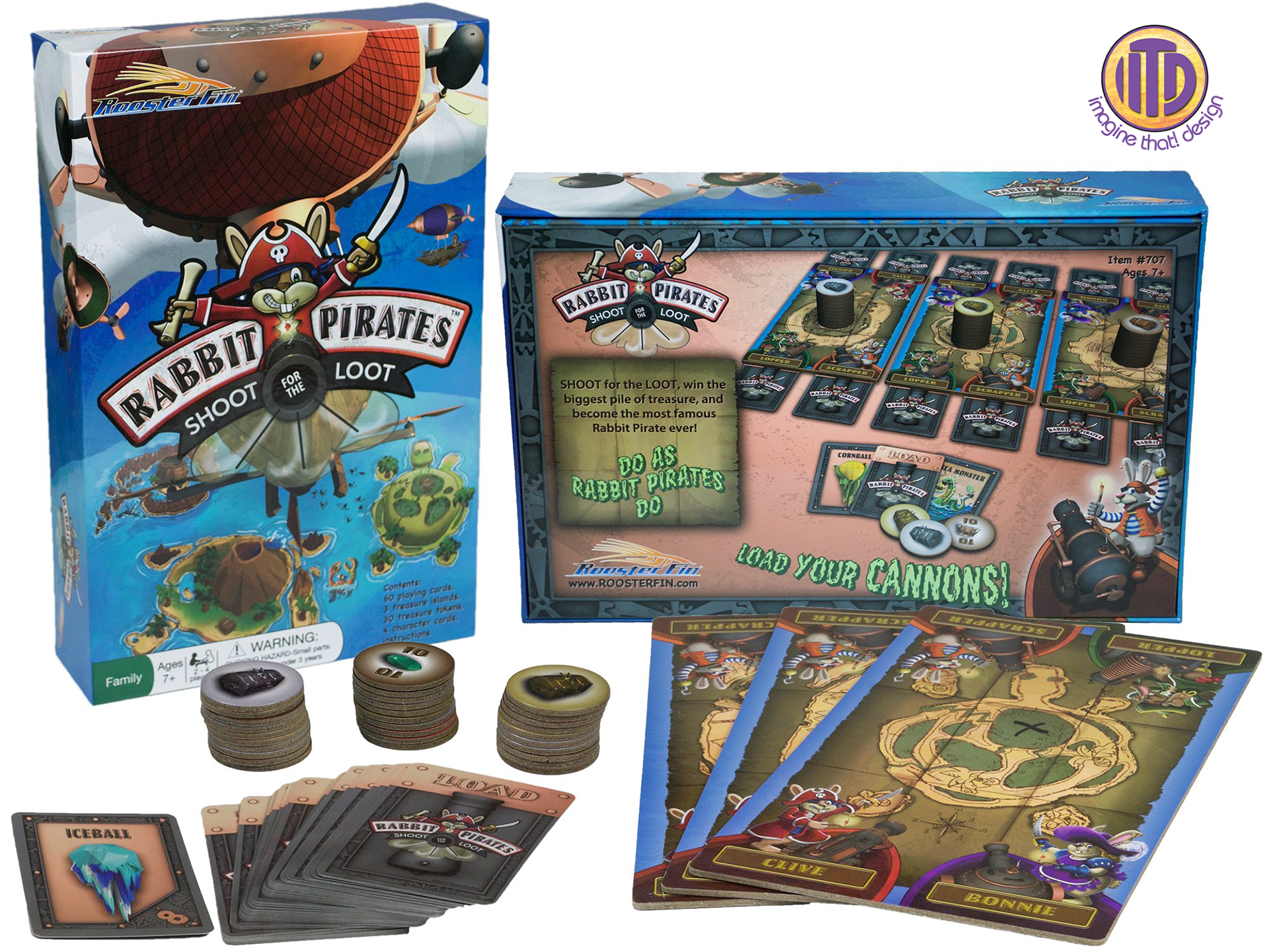 Rabbit Pirates -- Game Design, Graphics , Art