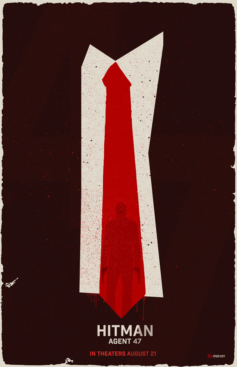 Ryder Doty Design Hitman Agent 47 Poster