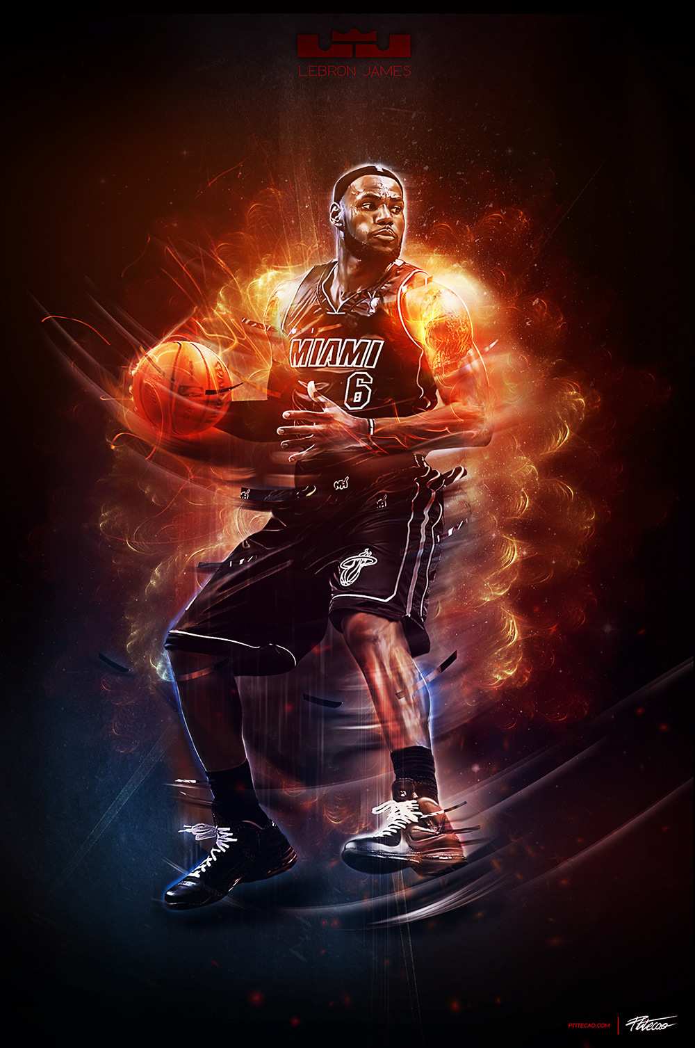 Ptitecao Studio Sport graphic designer  Lebron  James  