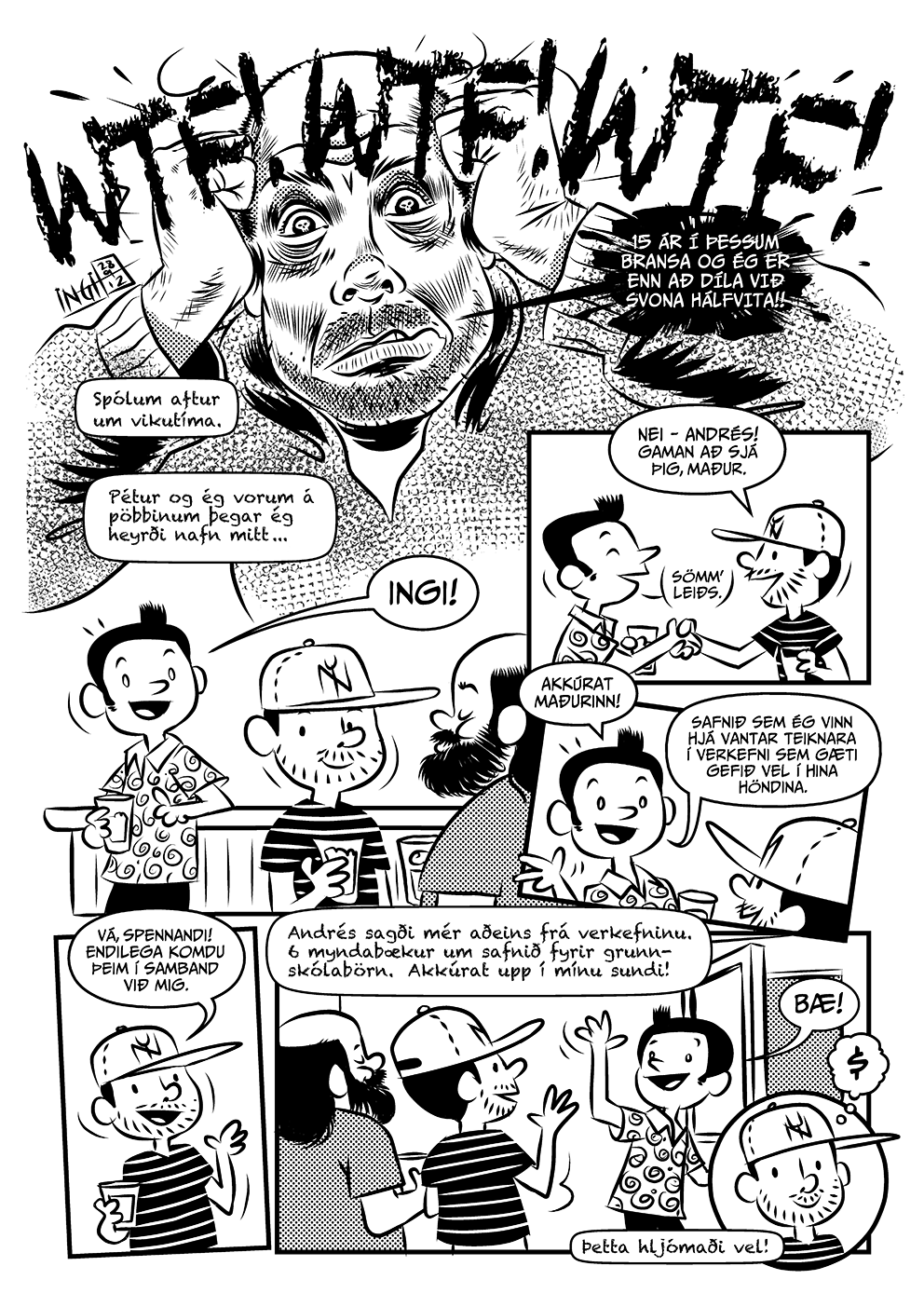 Ingi Jensson Comics Published In Neo Blek