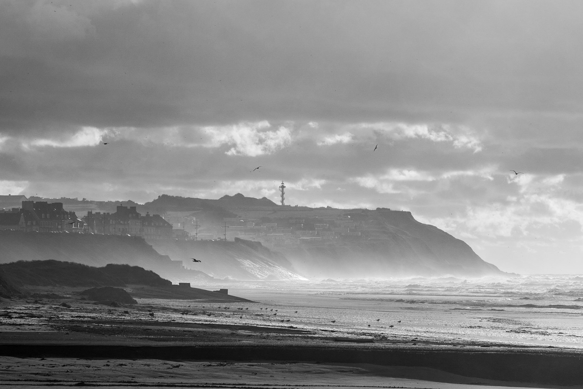 Plage et falaises de Le Portel