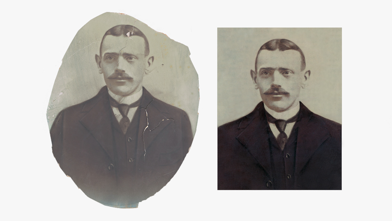 expert in restoring your old damaged family photos
