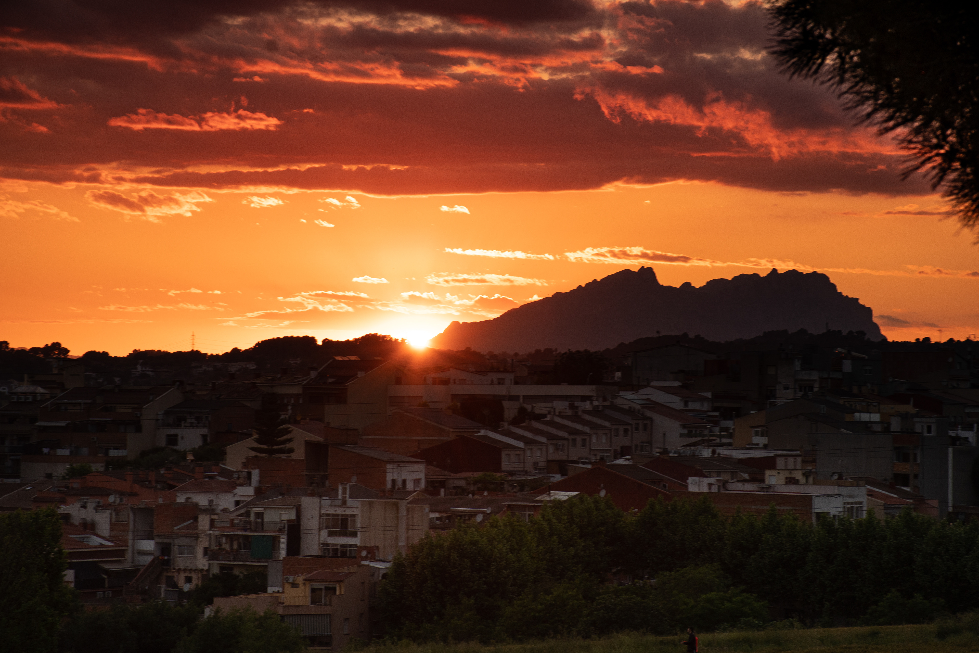 montserrat vista desde Santa Coloma