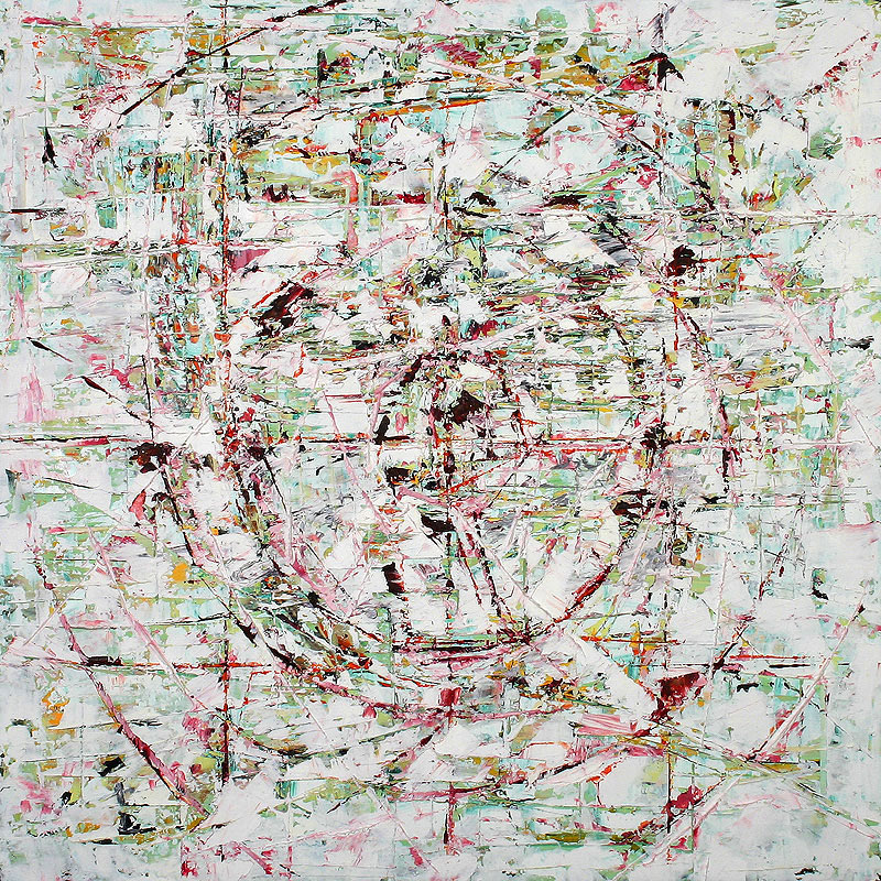 SILENCE NO.13 oil on canvas, 24 by 24 inches, 61 x 61 cm, 2004