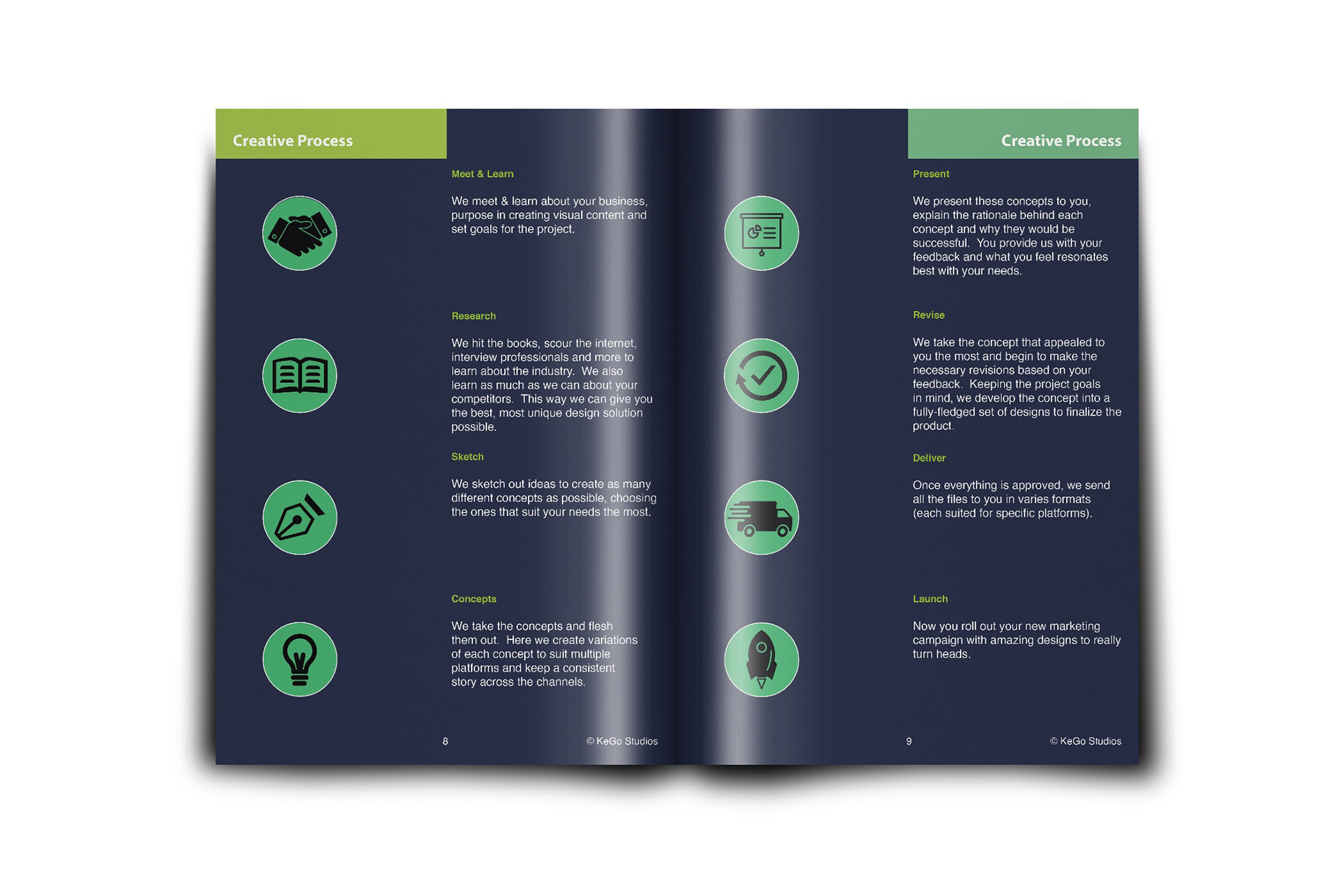 KeGo Studios - Client Booklet