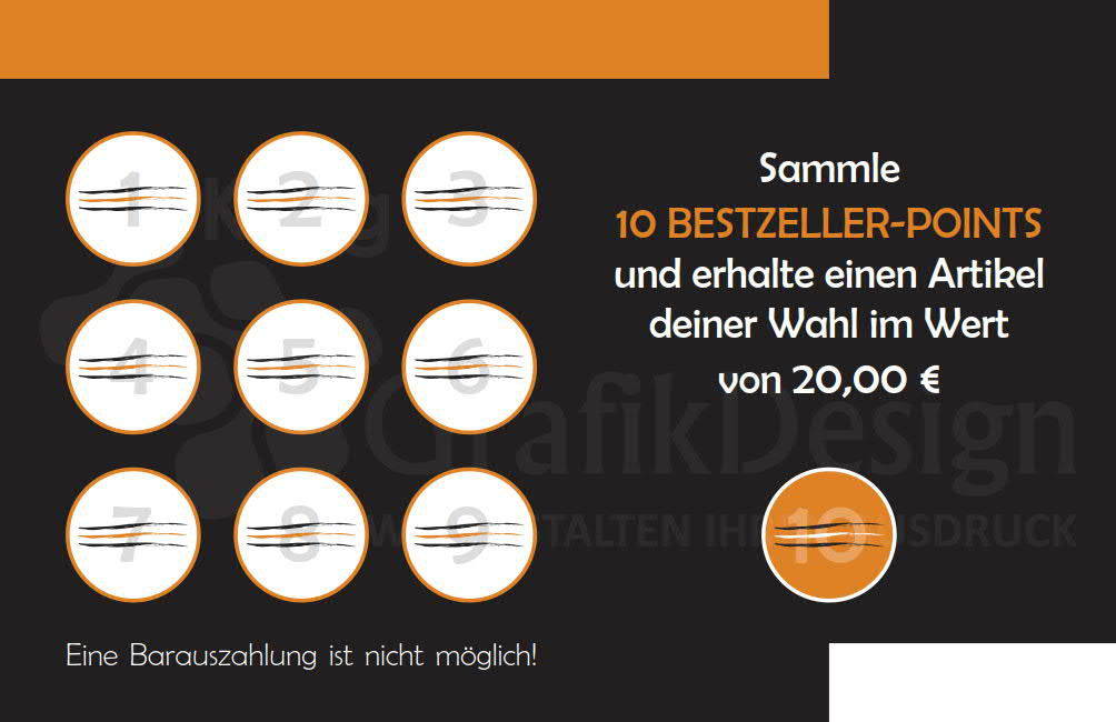 Bonuskarte (Rückseite)
