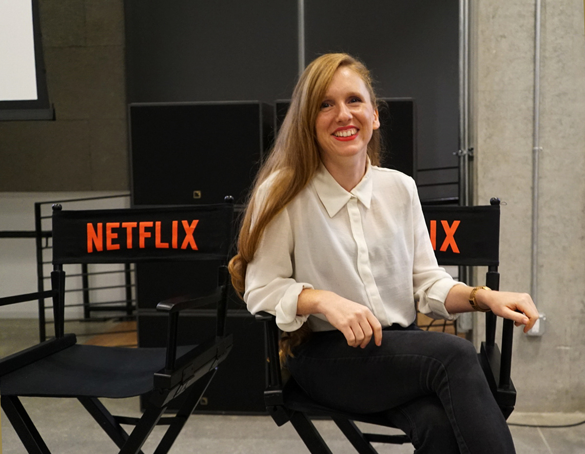 Caitlin O'Rorke at Netflix Los Angeles
