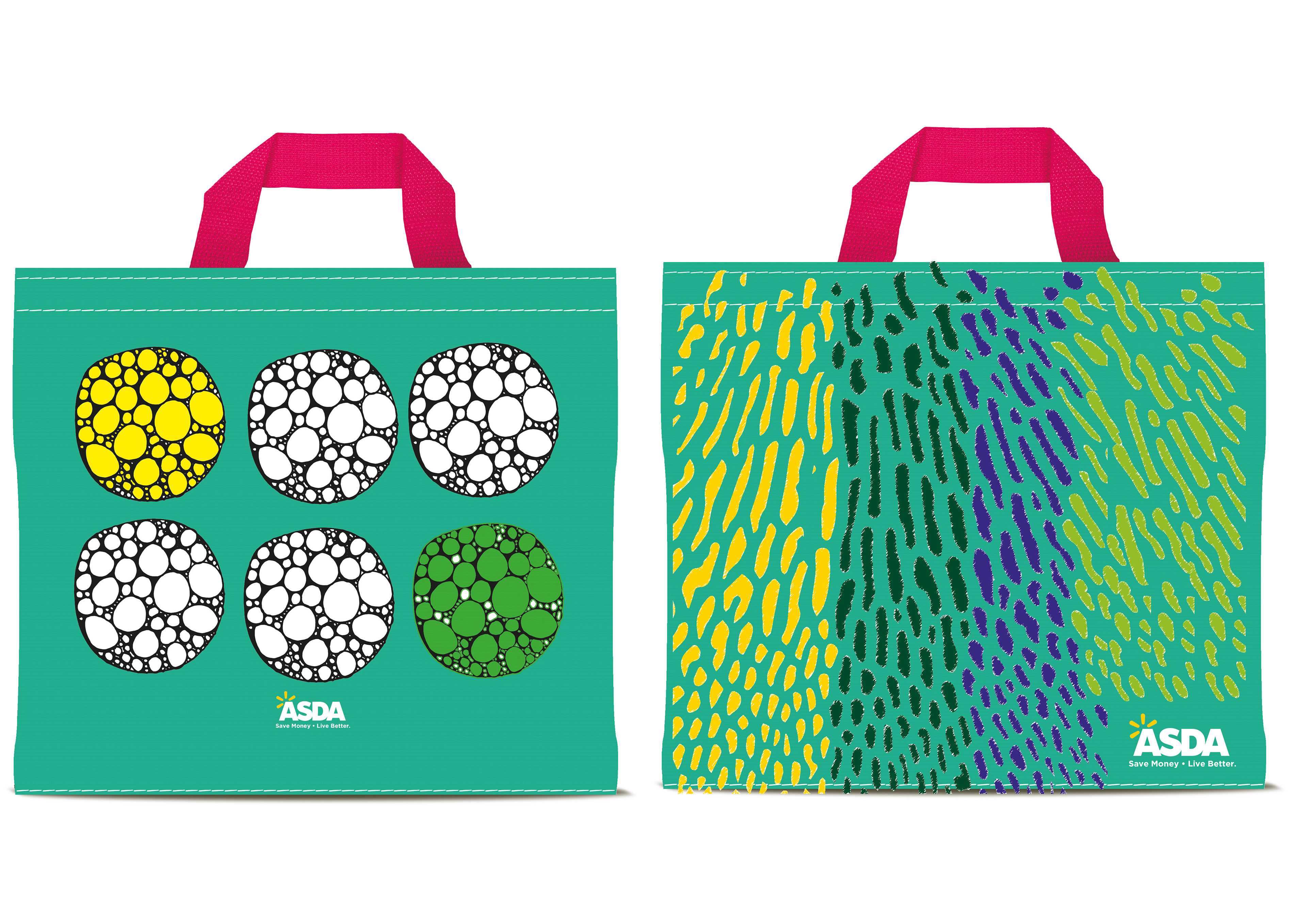 aaron cranfield ASDA REUSABLE BAGS