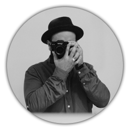 This is a portrait of myself with a hat and a camera, so you can't really see my face.