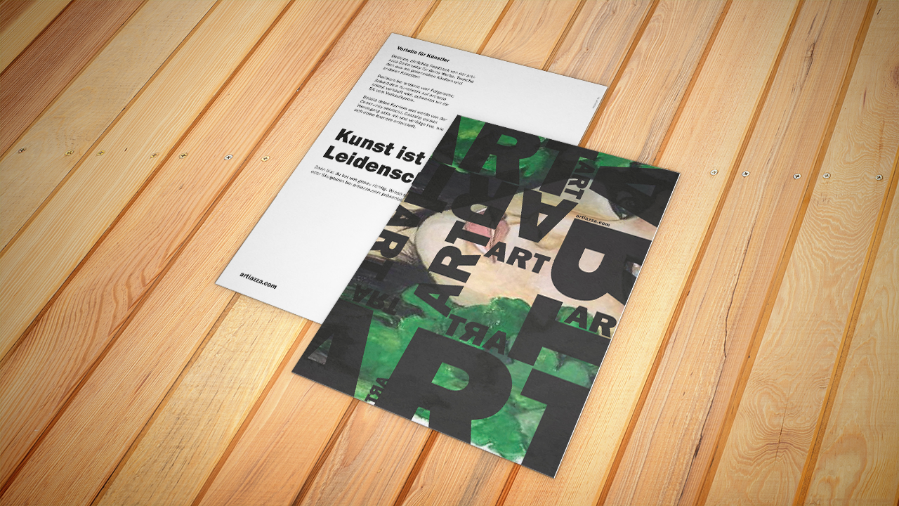 Mock Up Flyer Artiazza