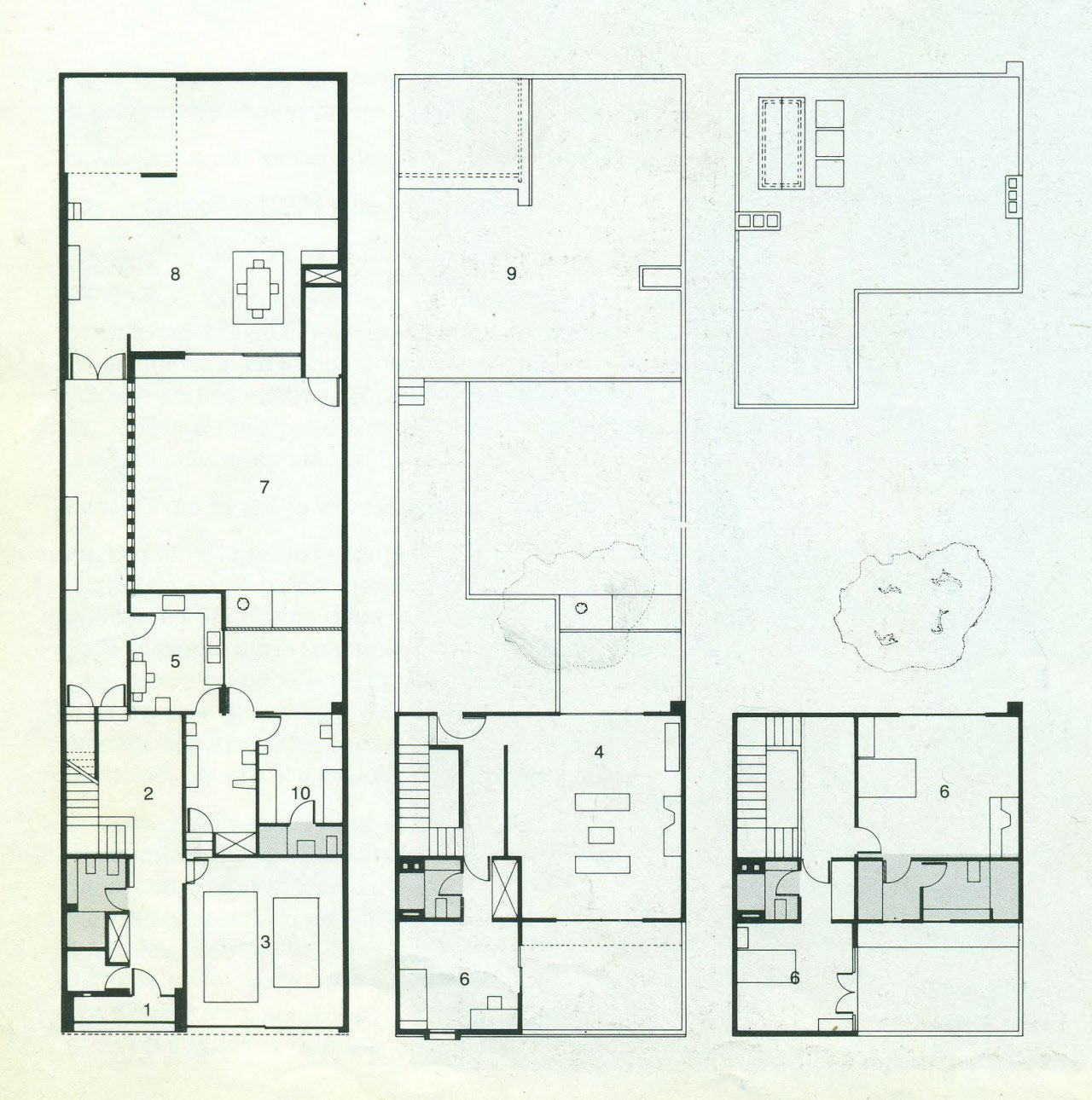 Original Floor Plans (Source: Plans of Arch)