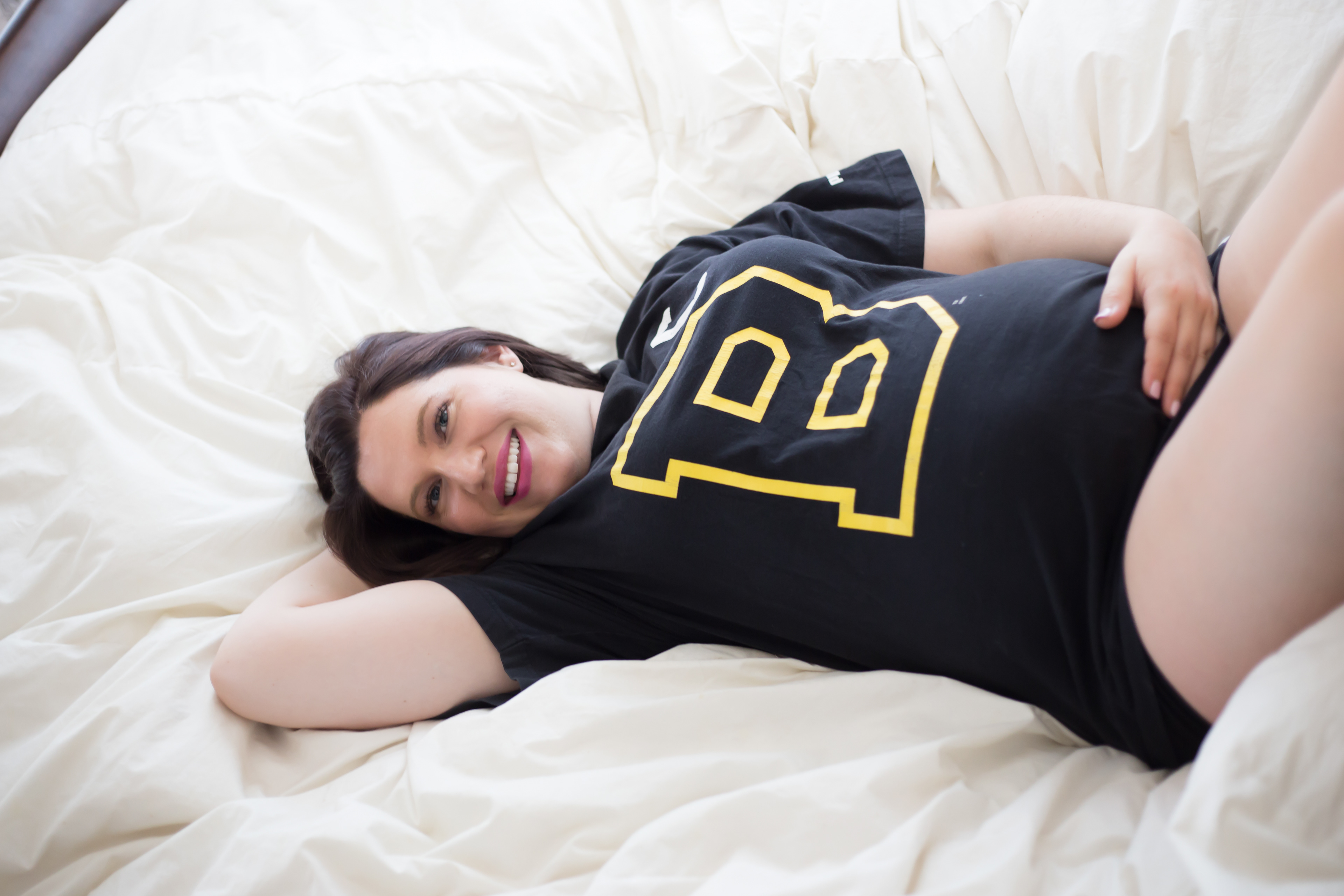 Maternity boudoir
