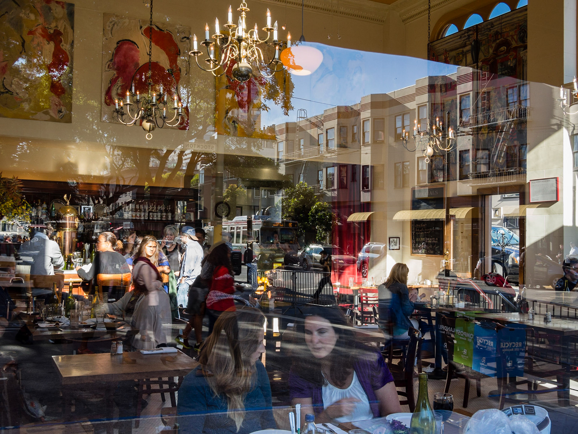 Cafe Divine, North Beach, San Francisco, 2012