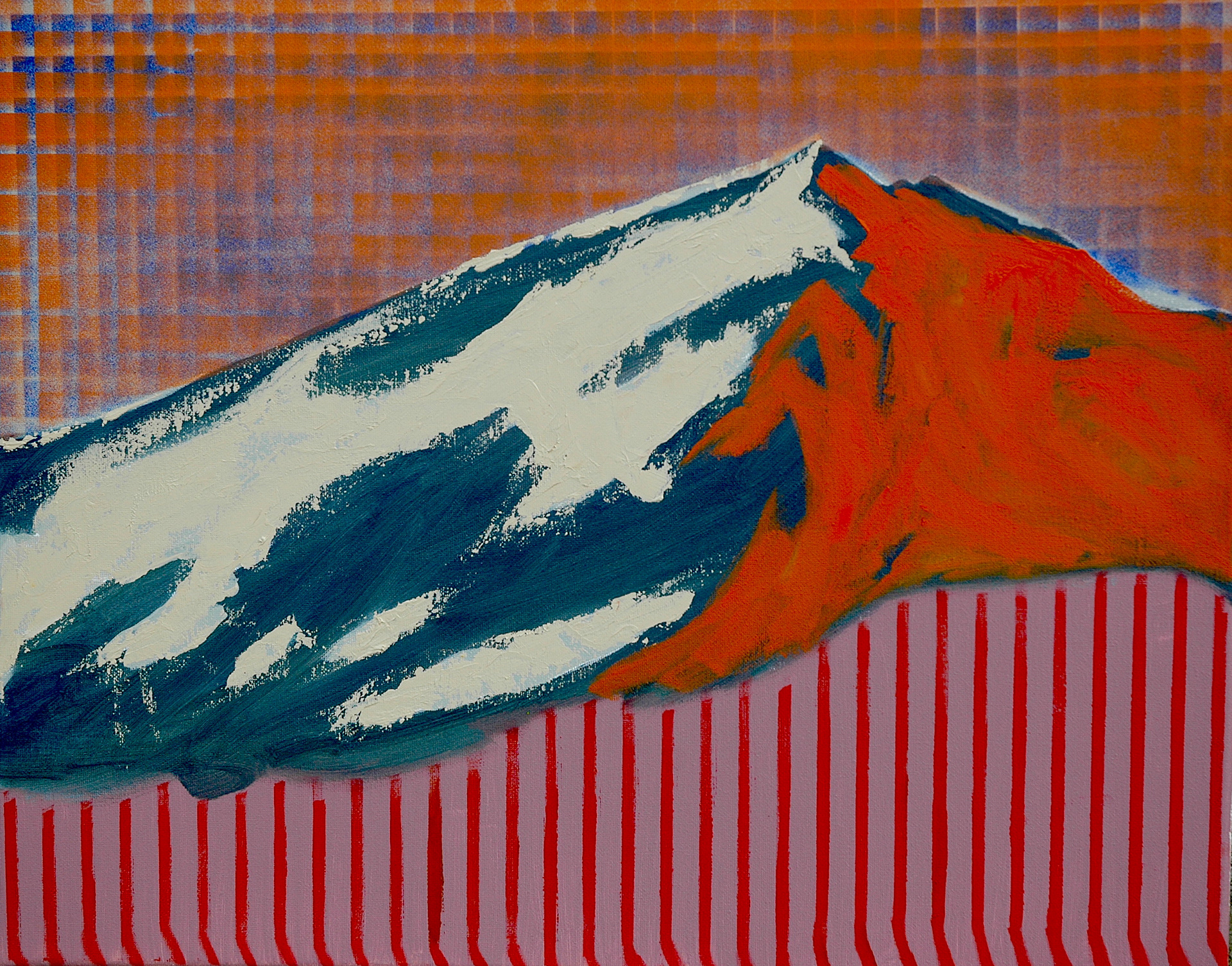 gimme gimmer. Oil and Acrylic on Canvas 16"x 20"